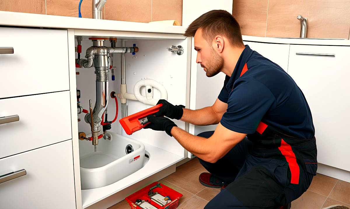 Burdick Plumbing & Heating Company at work